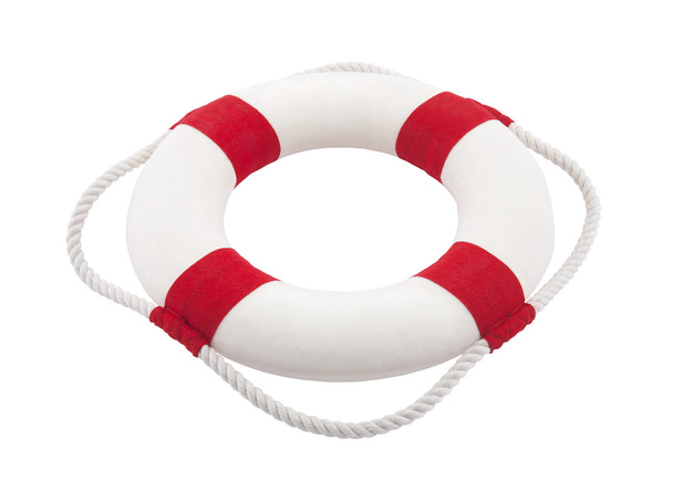 Lifebuoy with clipping path - Photo, Image
