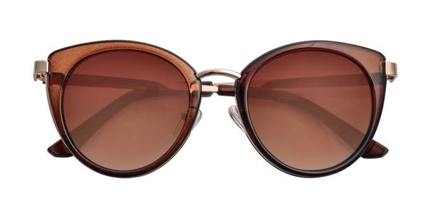 Women's sunglasses with brown lenses - Fotó, kép