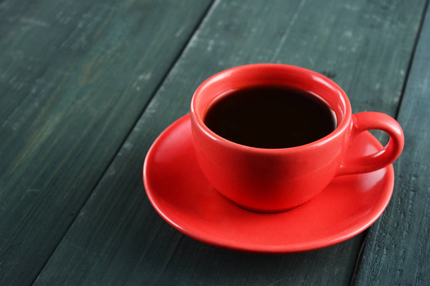 Cup of coffee on the table. - Фото, зображення