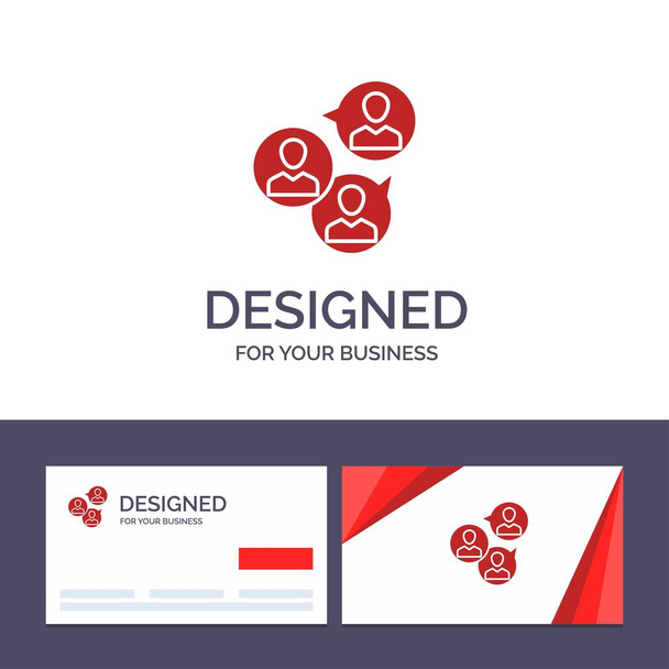 Focus Group, Business, Creative Business Card e modello di logo
,  - Vettoriali, immagini