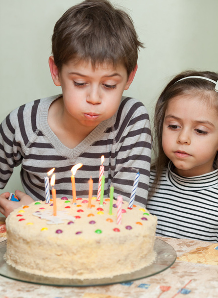 Children at birthday party - Foto, Imagen