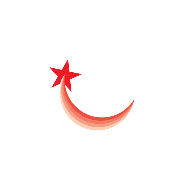 vektor Motion Smile Star logo - Vektor, kép
