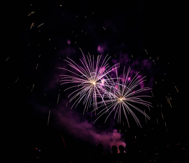 Yearly beautiful fireworks festivities  - Photo, Image