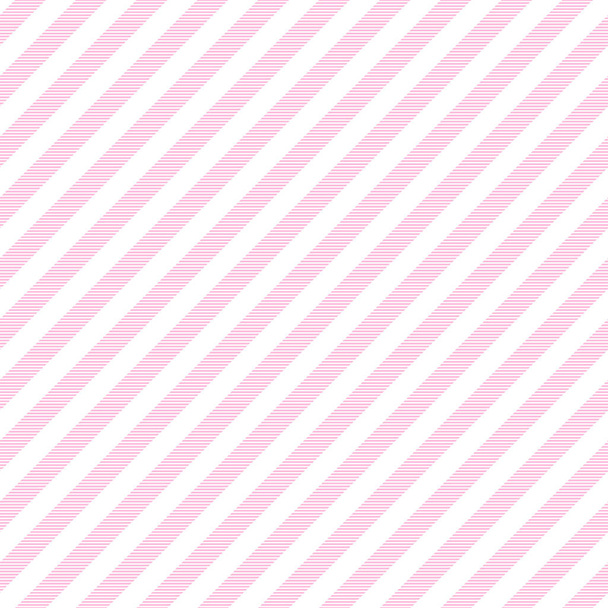 Rózsaszín baba színes csíkos szövet varrat nélküli mintázat - Vektor, kép