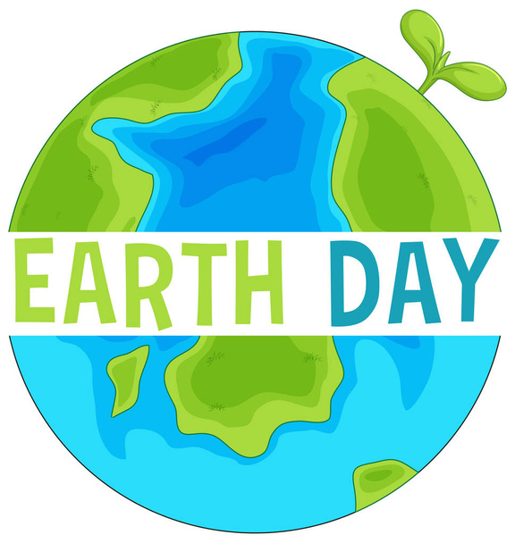 An earth day icon - Vector, Image