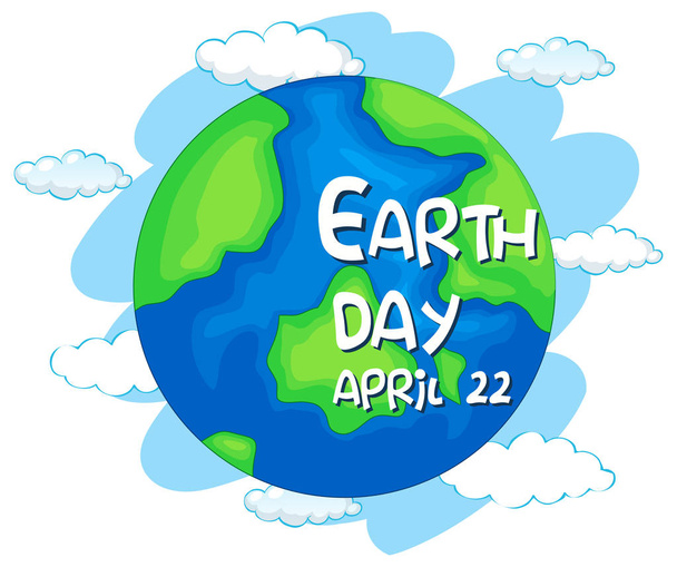 Un logo du jour de la terre
 - Vecteur, image