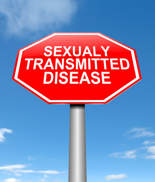Konzept sexuell übertragbarer Krankheiten. - Foto, Bild
