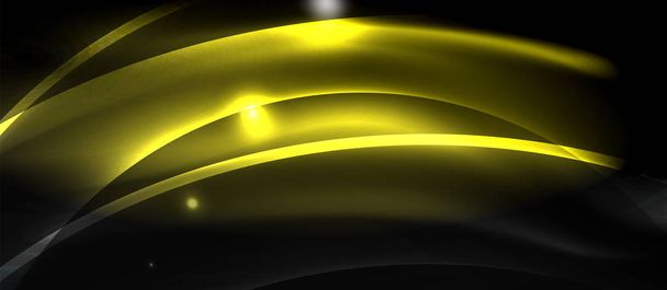 Неонові хвилі світла
 - Вектор, зображення