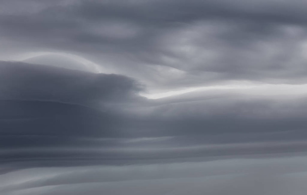 Sky background with storm clouds - Φωτογραφία, εικόνα