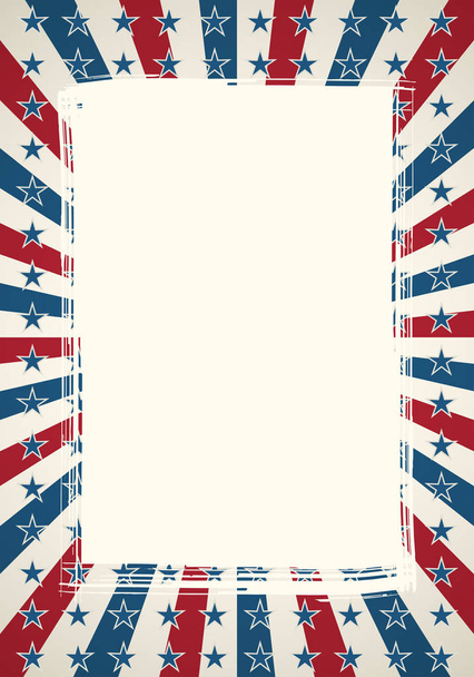 Американский флаг патриотический фон
 - Вектор,изображение