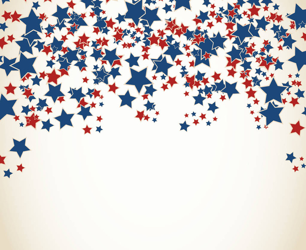 American patriotic background frame - Вектор,изображение
