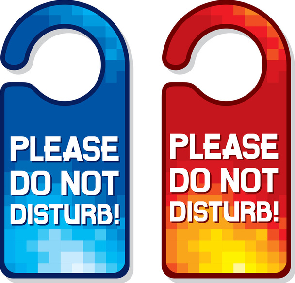 Please do not disturb vector sign set - Vektor, kép