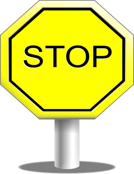 Stop - Vector, Image