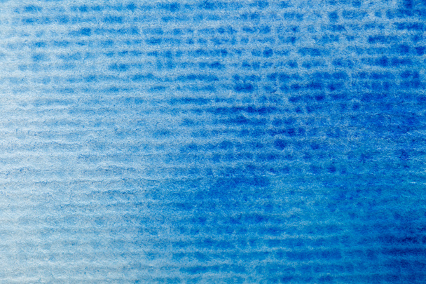 close up view of blue watercolor paint on textured background  - Photo, Image
