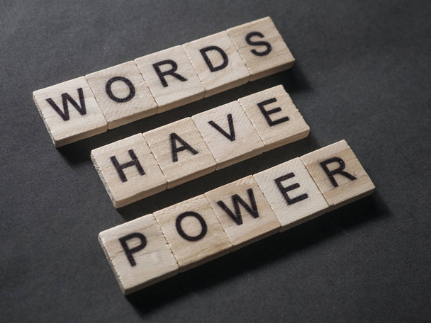 Words Have Power, Motivational Words Quotes Concept - Fotoğraf, Görsel