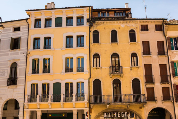 TREVISO, ITALY  MAY 06, 2019: The northern Italian town of Treviso in the province of Veneto. Venetian architecture in Treviso, Italy. - Фото, изображение