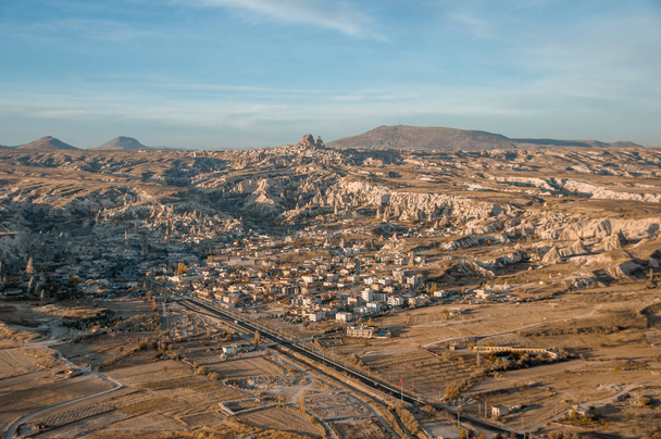 Вид на унікальний ландшафт Каппадокія Туреччина - Фото, зображення