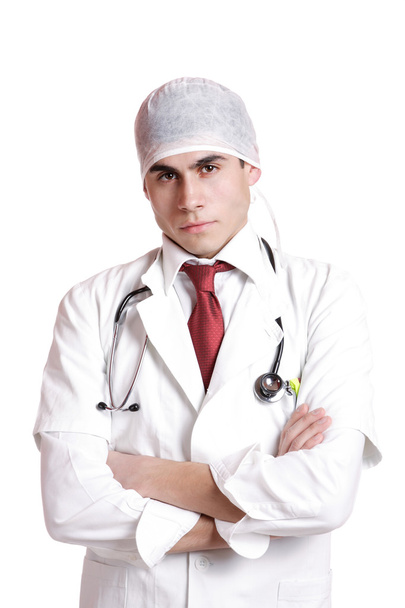 Doctor with stethoscope - Φωτογραφία, εικόνα