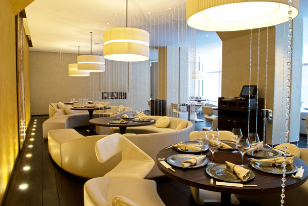 Innenraum des Luxus-Restaurants - Foto, Bild