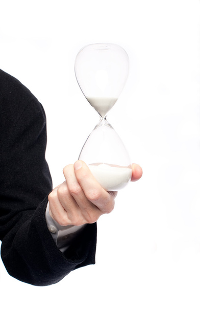 hand holding an hourglass - Photo, Image