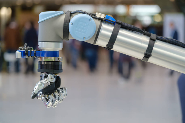 Robot hand macro close up - Фото, изображение