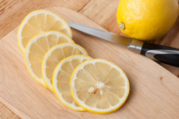 Sliced lemon - Фото, зображення