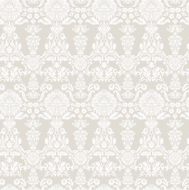 Seamless vintage background, baroque pattern - Vector, Image