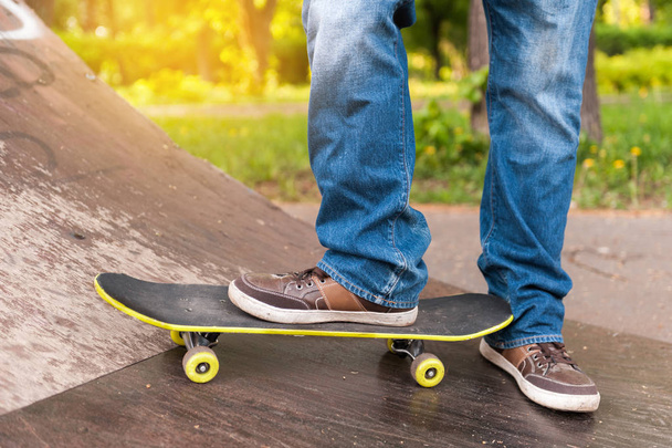 skateboarder on a skateboard - Фото, зображення