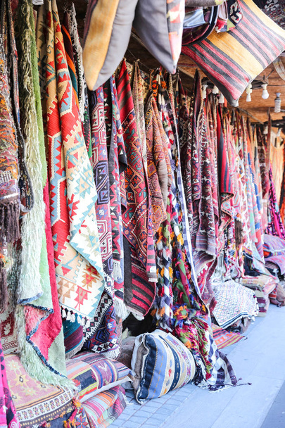 Turkish Traditional Carpets in Goreme, Nevsehir, Turkey - Photo, Image