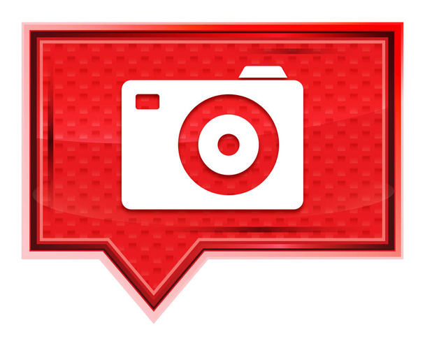 icône de la caméra rose brouillard bouton de bannière rose
 - Photo, image