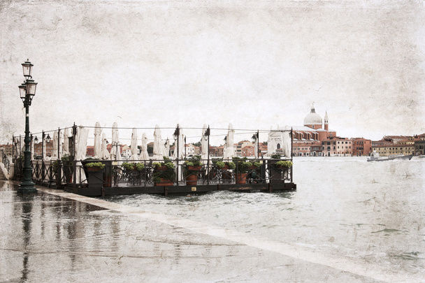 Venecia, obra de arte en estilo de pintura
 - Foto, Imagen