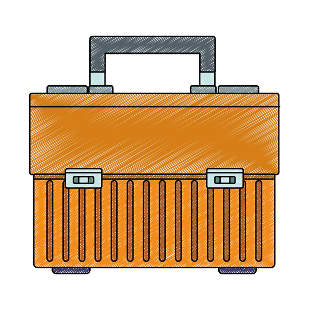 Toolbox Kit geïsoleerde Krabbel - Vector, afbeelding
