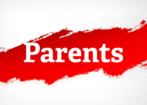 Parents Pinceau rouge Résumé Illustration de fond
 - Photo, image