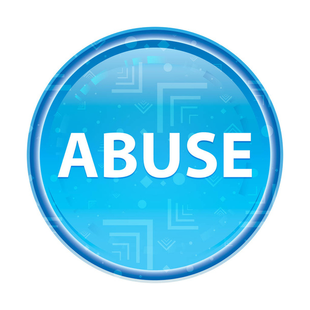 Abuso floreale blu pulsante rotondo
 - Foto, immagini