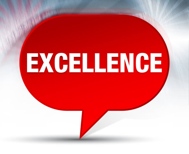 Excellence Red Bubble Background - Photo, Image