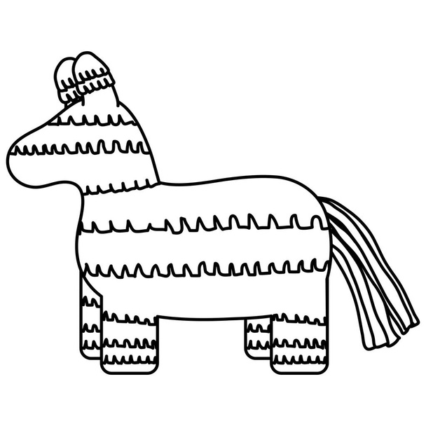 diseño de ilustración de vector de elemento tradicional piñata mexicana
 - Vector, imagen