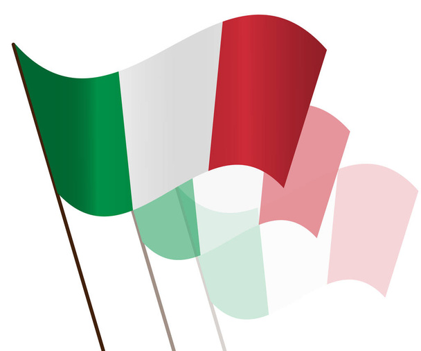 ιδέα για τη γιορτή της Ιταλικής Δημοκρατίας. Κέρδος ανά μετ. 10 - Διάνυσμα, εικόνα