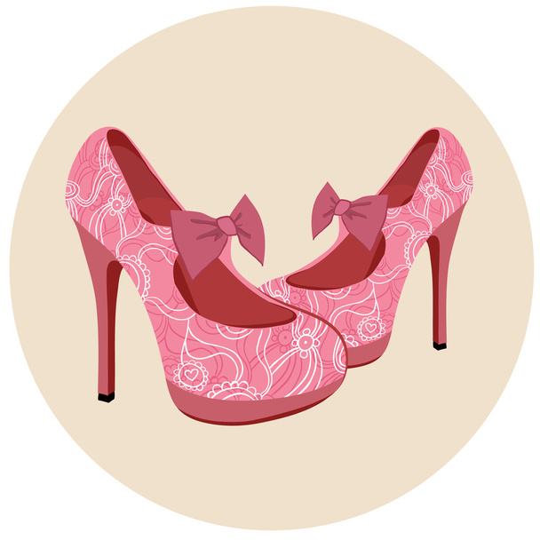 Beautiful shoes - Vector, Image