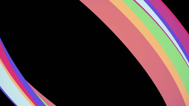 Lágy színek lapos átlós keret görbe Candy vonal absztrakt alakzat illusztráció háttér új minőségi univerzális színes örömteli Stock Image - Fotó, kép