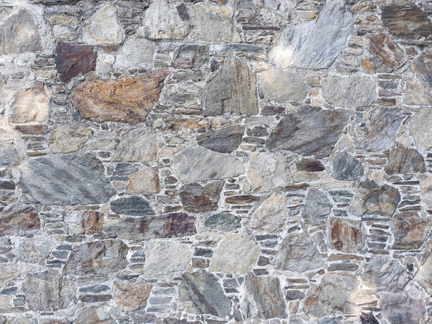 Kamienna ściana dekoracji skały tekstury powierzchni szczegóły architektury  - Zdjęcie, obraz