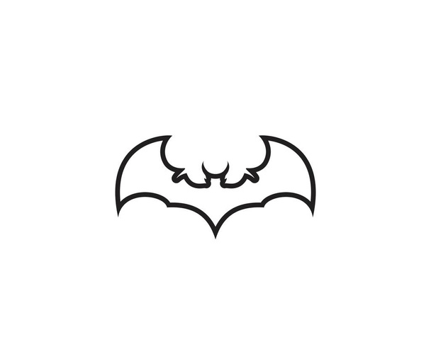  Bat logo en symbool sjabloon - Vector, afbeelding