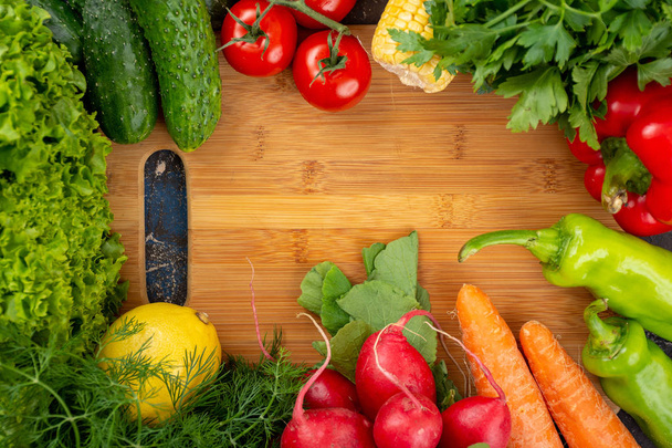 Fresh and raw vegetables - Foto, Imagem