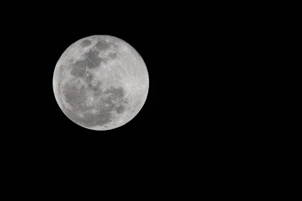Lua nele maior também chamado superlua, aproximadamente dez larg procent
 - Foto, Imagem
