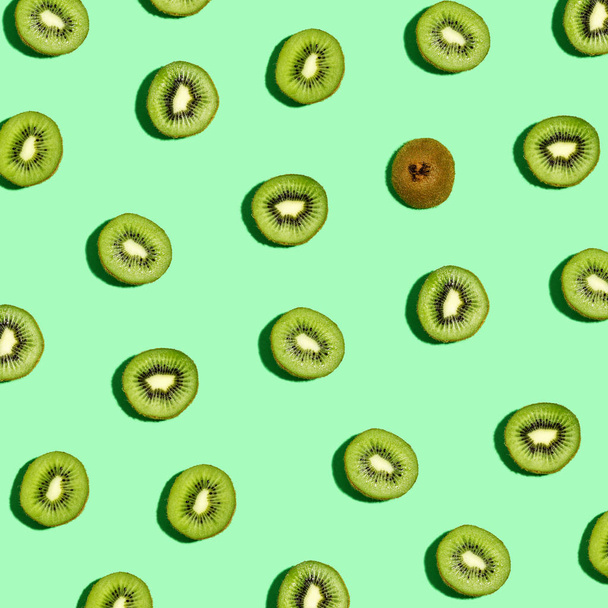 One out unique kiwi fruit concept - Фото, зображення