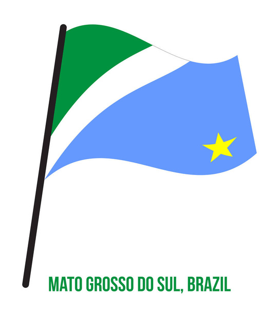 Мато Мбаппе так же, как и Сул Фан Вектор Ожидания на белом фоне. Флаг Бразилии
 - Вектор,изображение