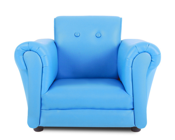 μπλε πολυθρόνα - Φωτογραφία, εικόνα