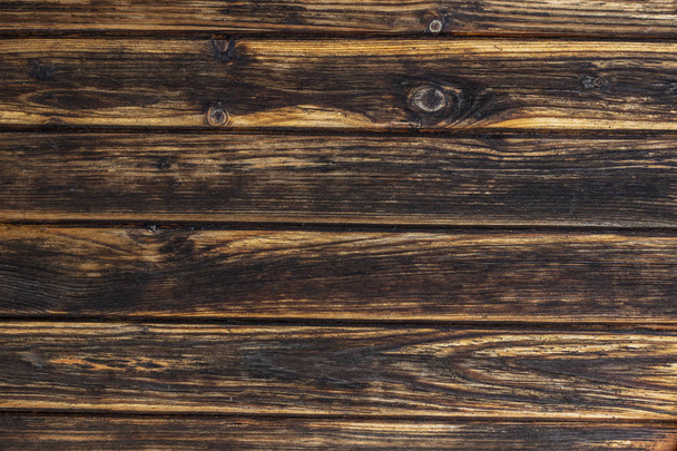 Dark and light brown old wood texture background. - Фото, изображение