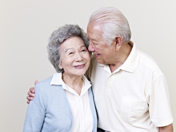 Senior pareja asiática
 - Foto, imagen