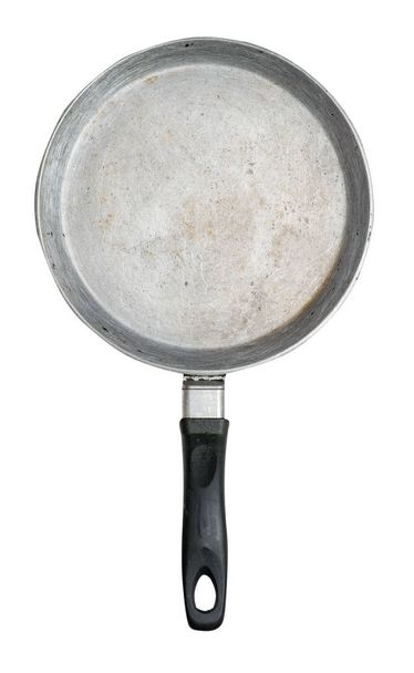 empty iron pan with isolated on white background.   - Фото, изображение