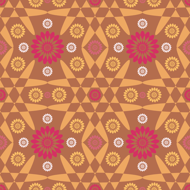 Floral abstract seamless pattern - Вектор, зображення